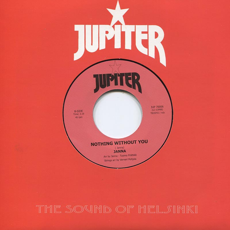 JANNA - Go Go Get Gone / Nothing Without You 7" vinyl
